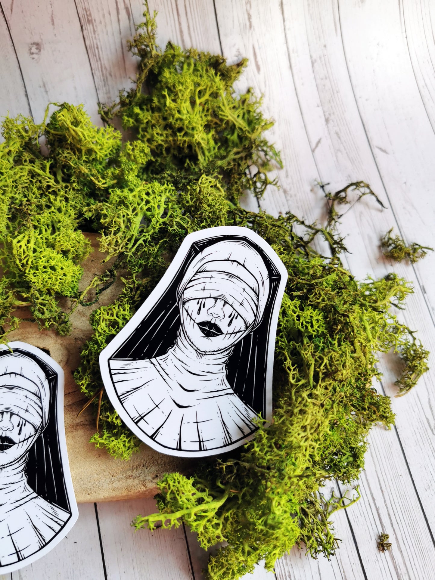 “Creepy Nun” Stickers