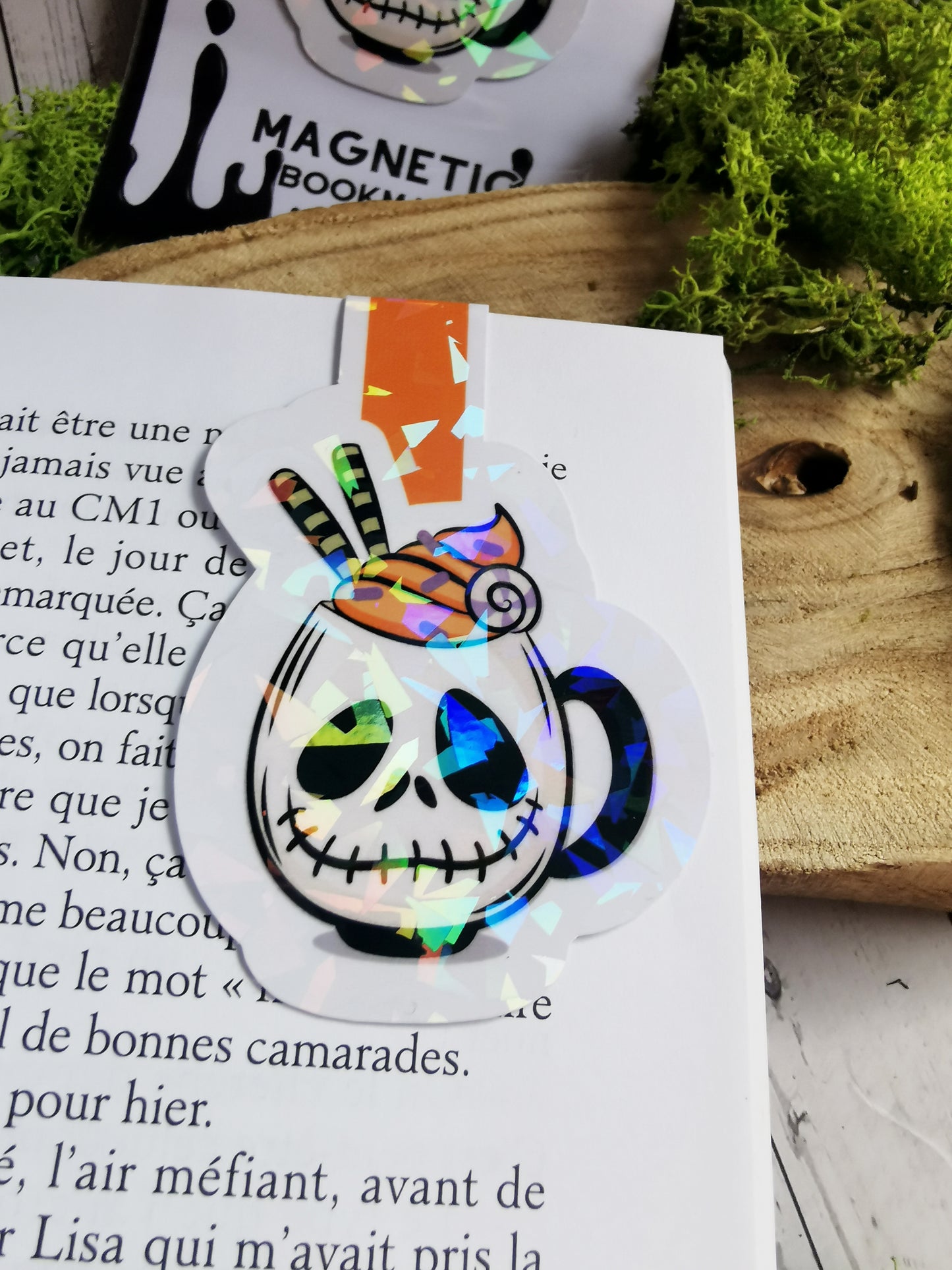 Magnetic Bookmark "Creepy Cute Ghost Mug"