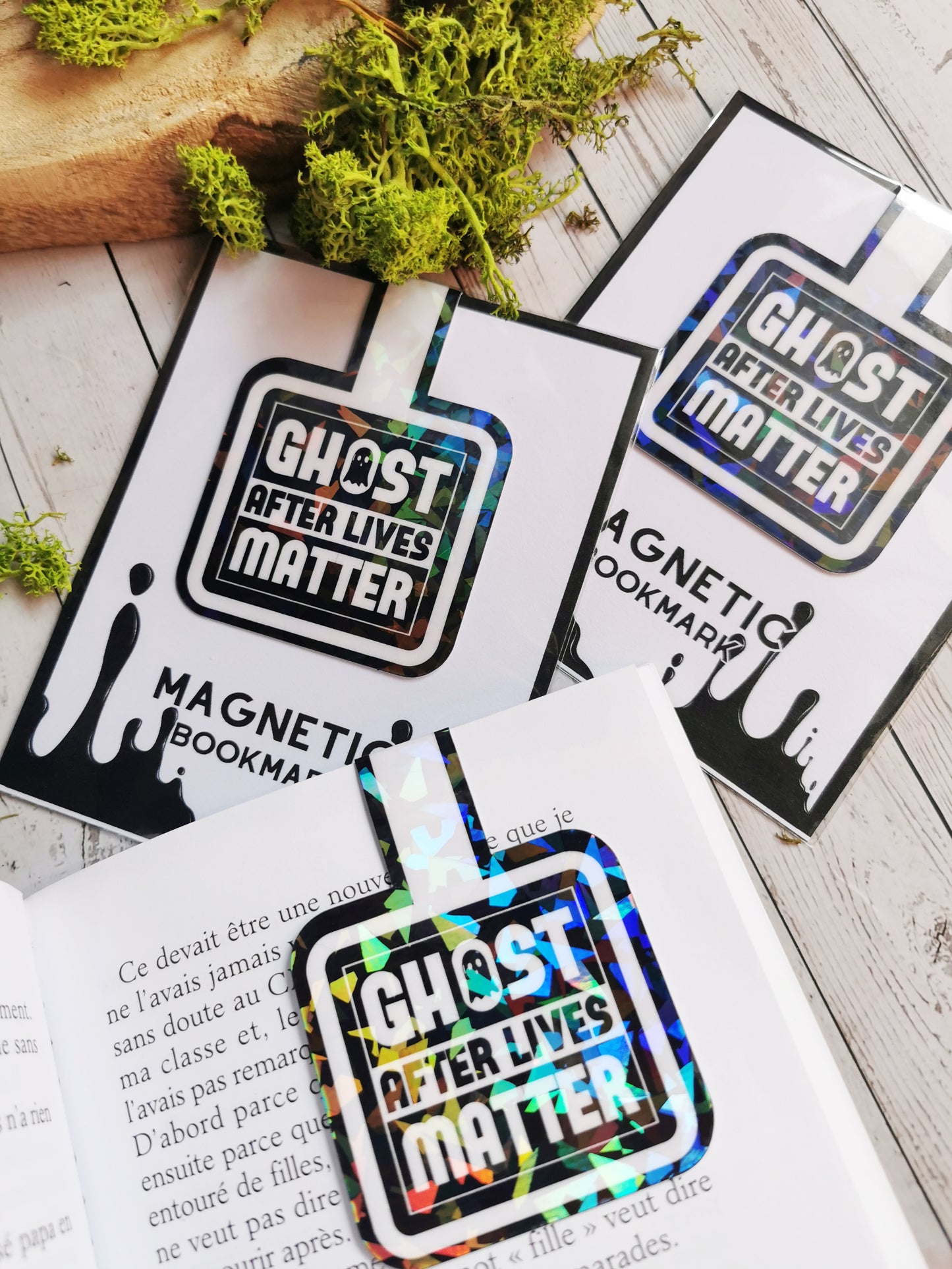 Magnetic Bookmark "Ghost After Lives Matter"