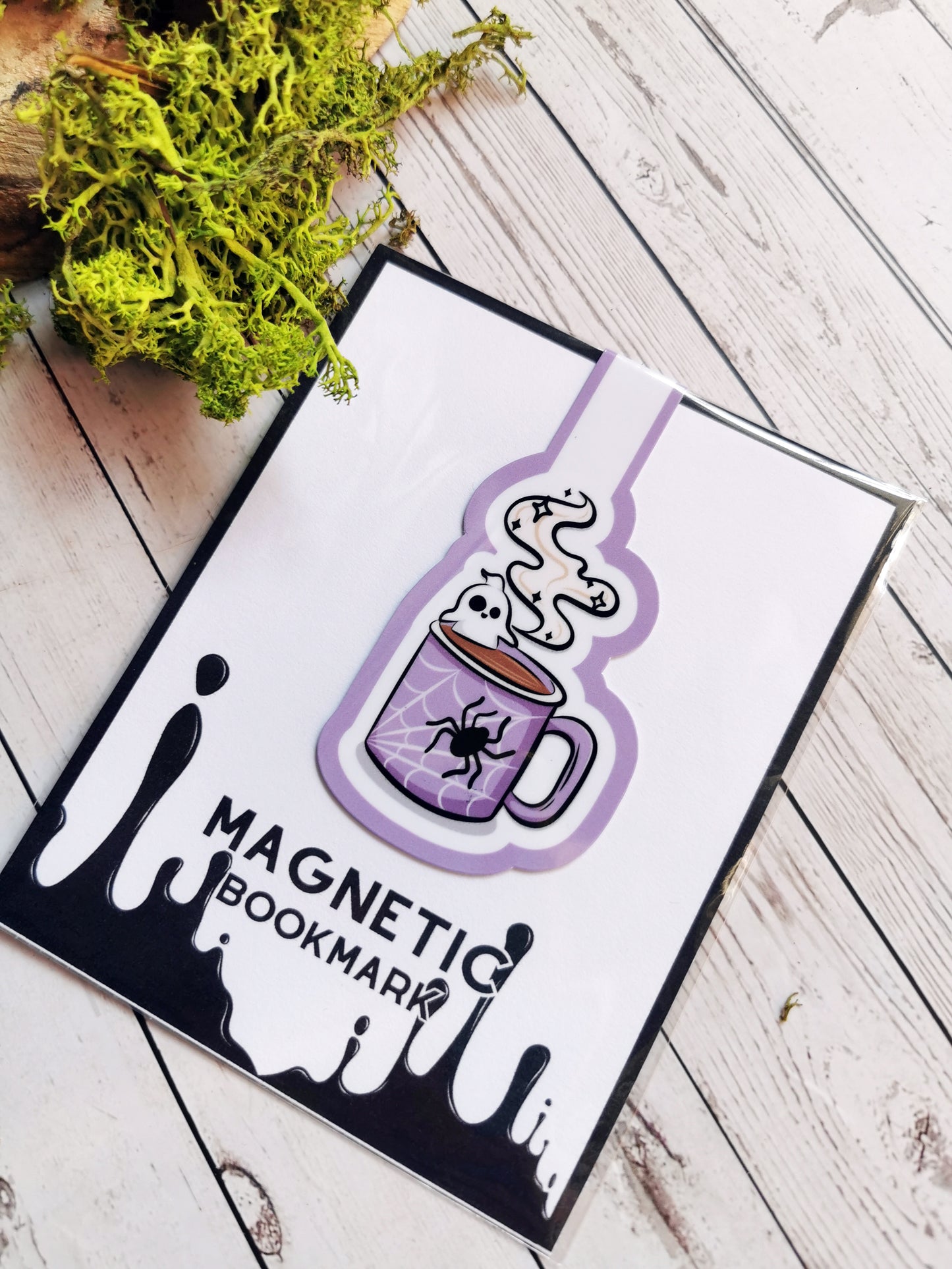 Magnetic Bookmark "Creepy Cute Ghost Mug"