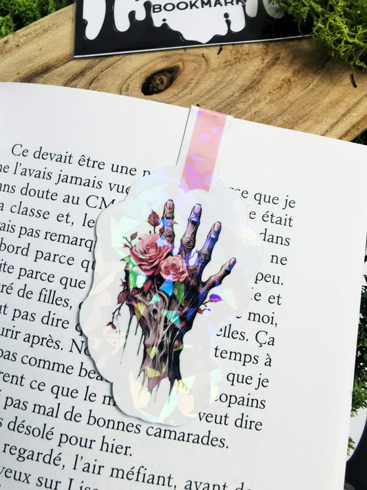 Marque-Page Magnétique "Creepy Hand Flowers"