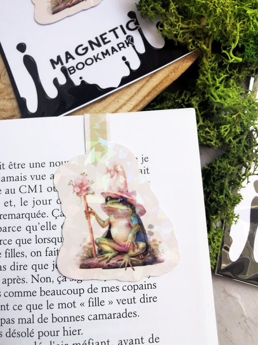 Marque-Page Magnétique "Fairy Witch Frog "