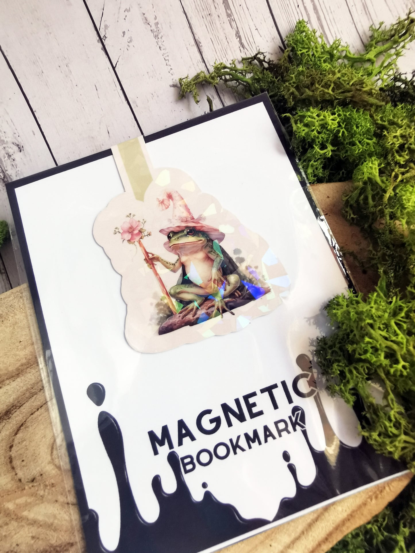 Magnetic Bookmark "Fairy Witch Frog"