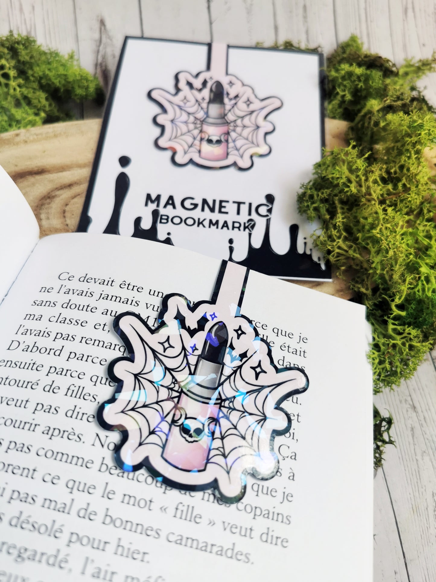 Magnetic Bookmark "Vampire Lipstick"