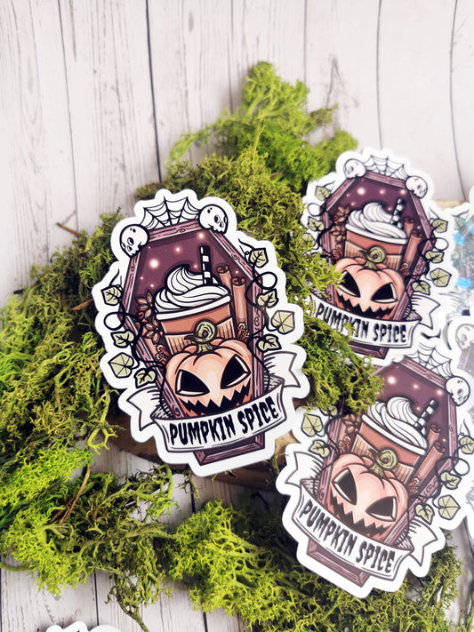 Pumpkin Spice Halloween Stickers