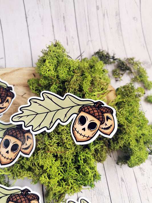 “Creepy Autumn Acorn” Stickers