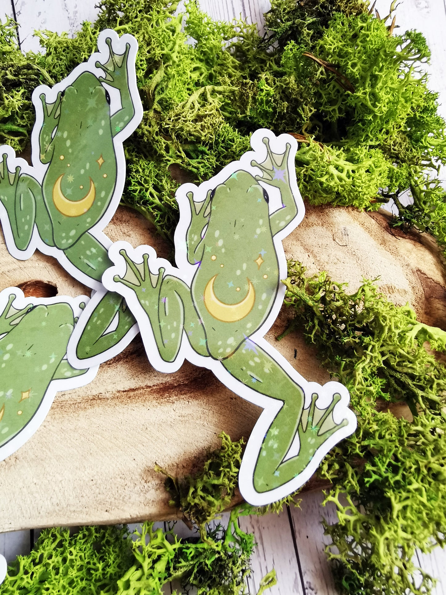 Stickers Holographic "Frog"