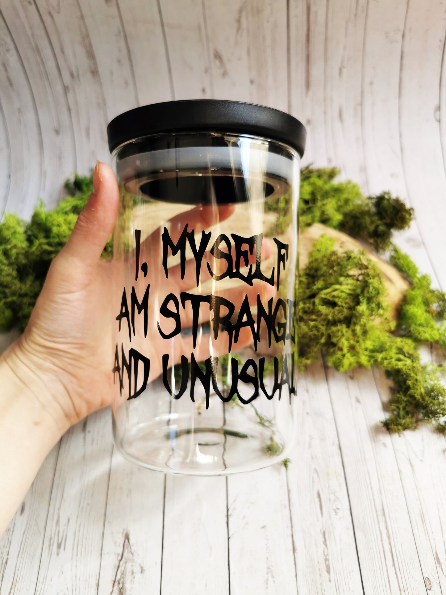 “I Myself” Glass Storage Jar