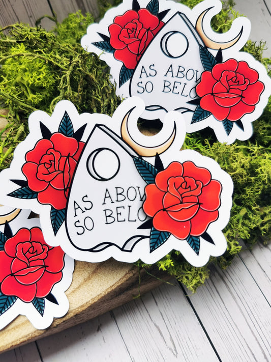 “As Above so Below” Stickers