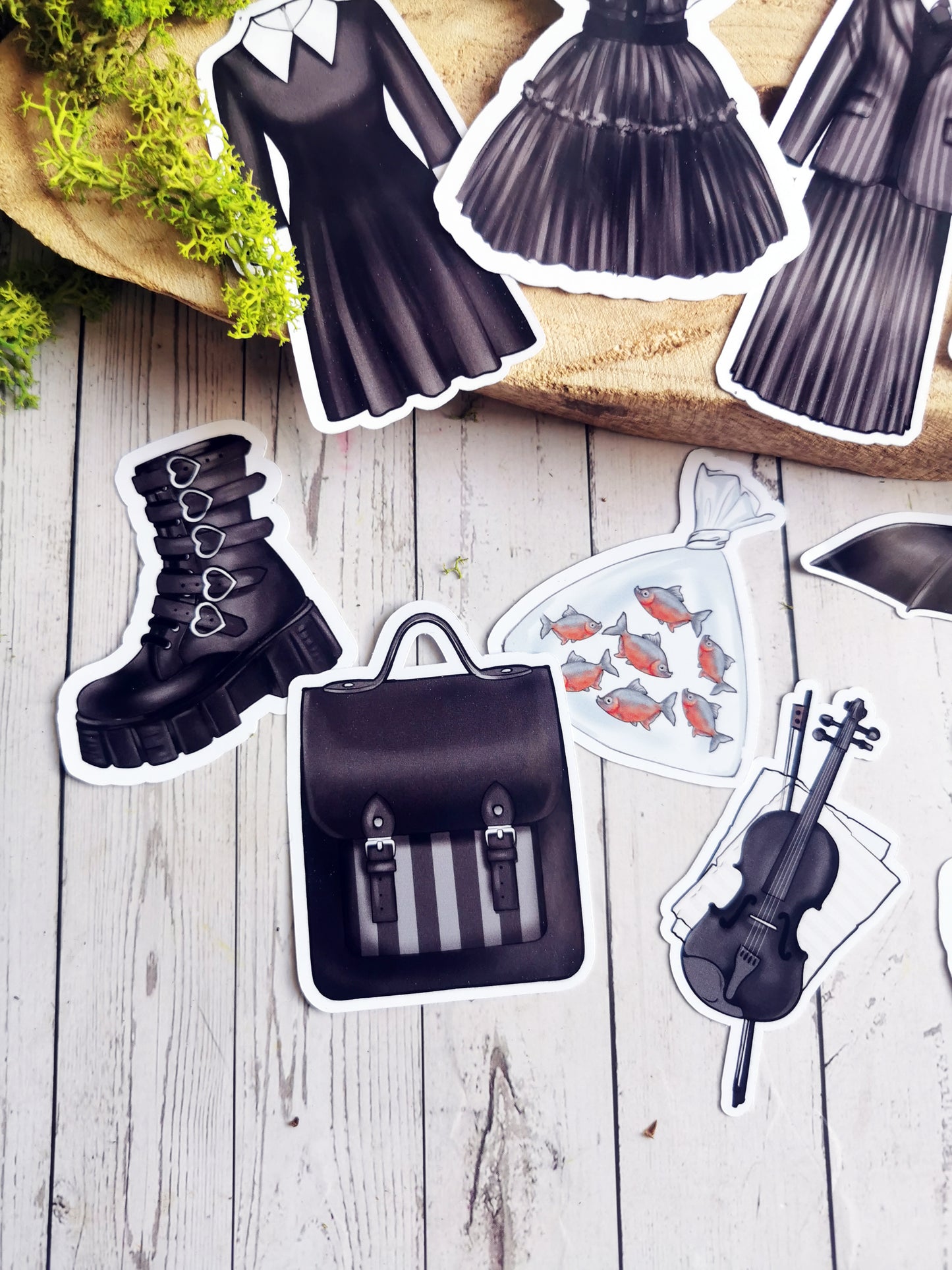 Stickers Bundle "Black Clothing"