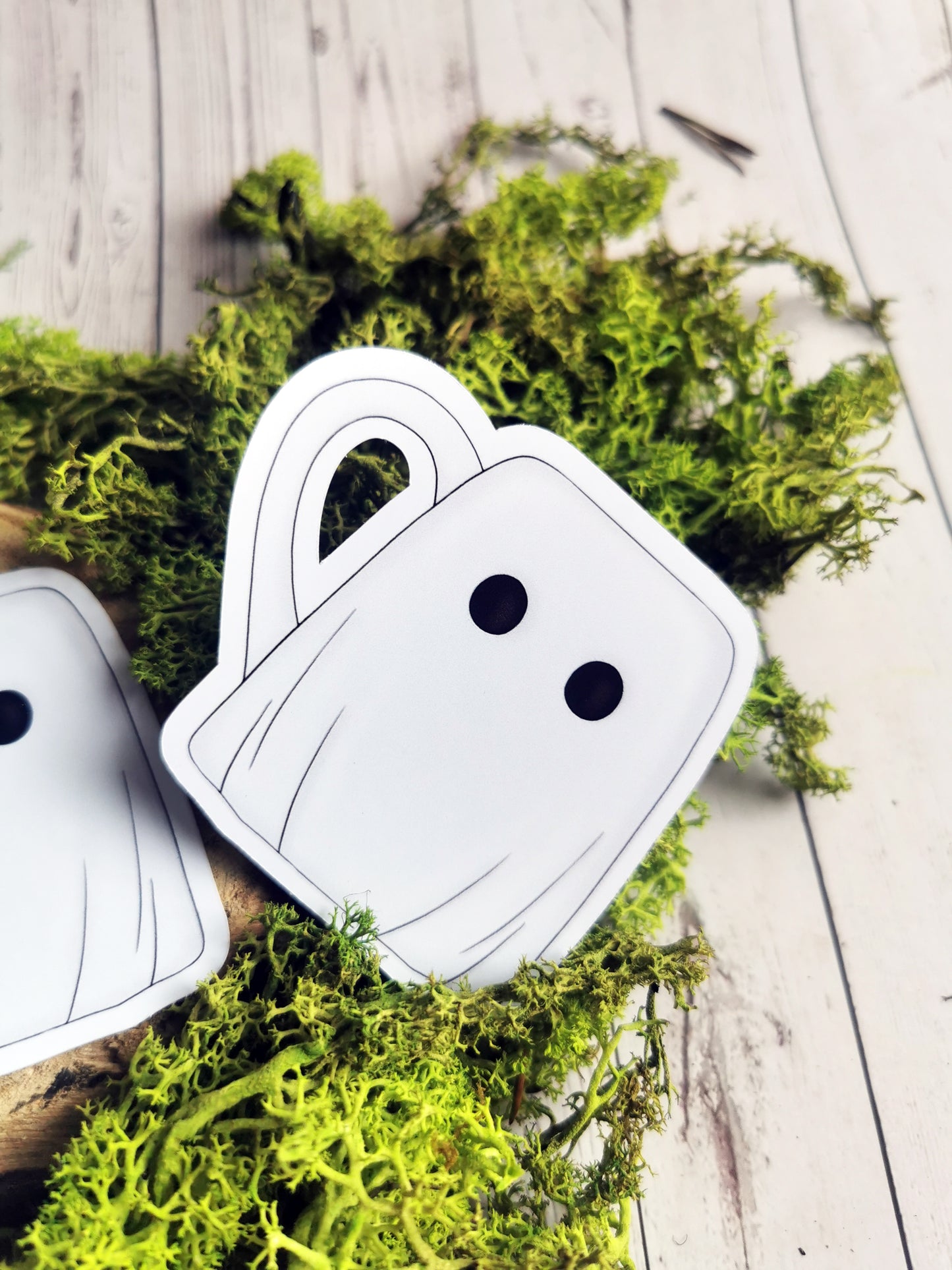 “Creepy Cute Ghost Mug” Stickers