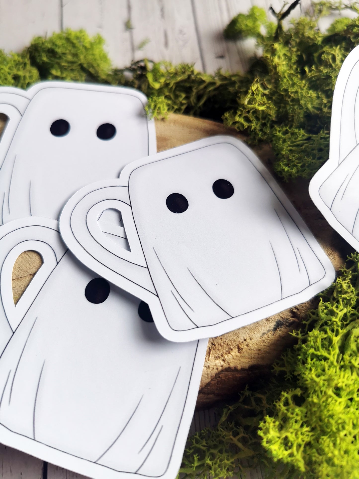 “Creepy Cute Ghost Mug” Stickers