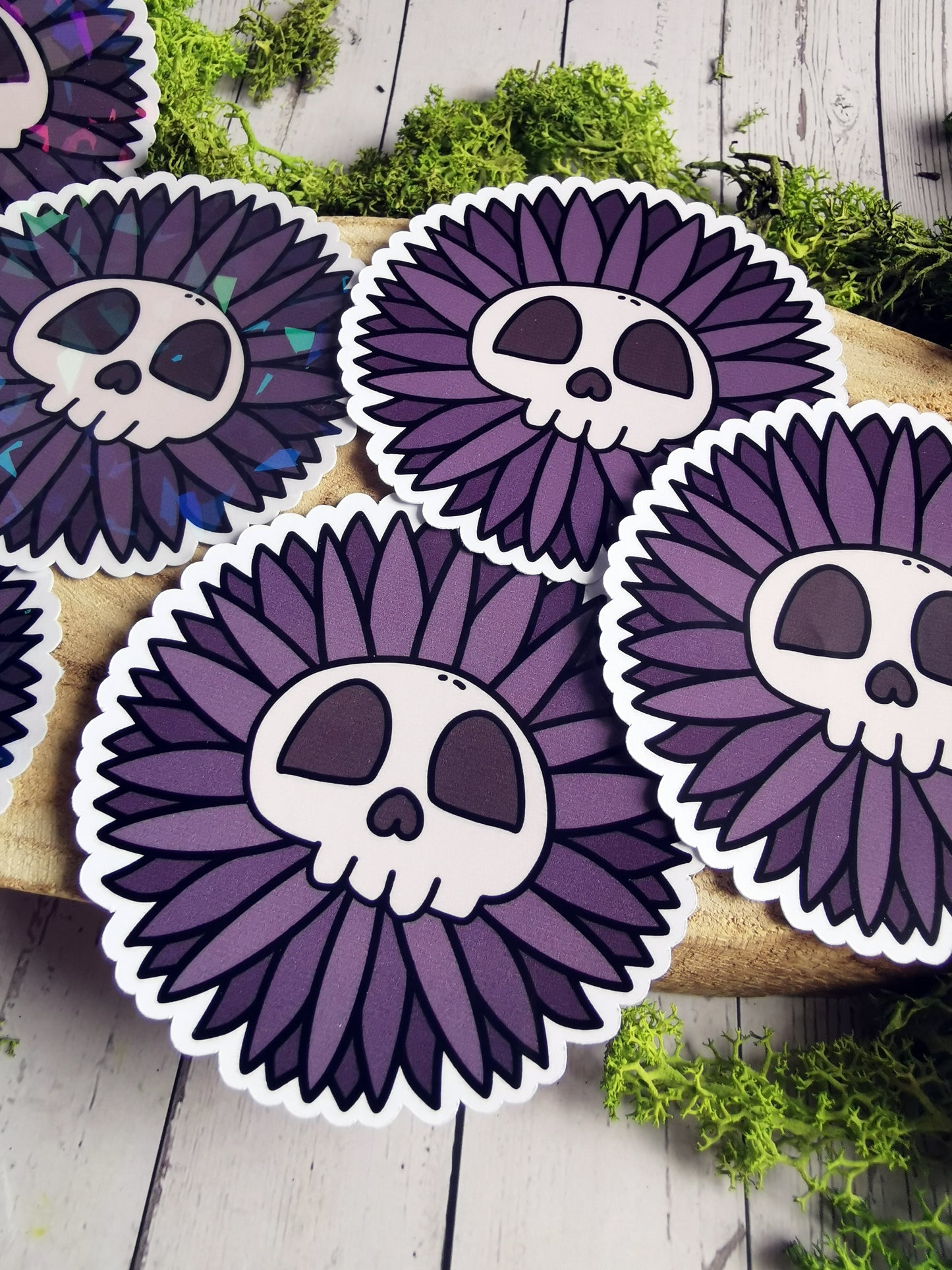 Stickers "Skull Flower"