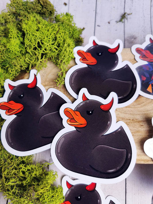 Devil Duck Stickers