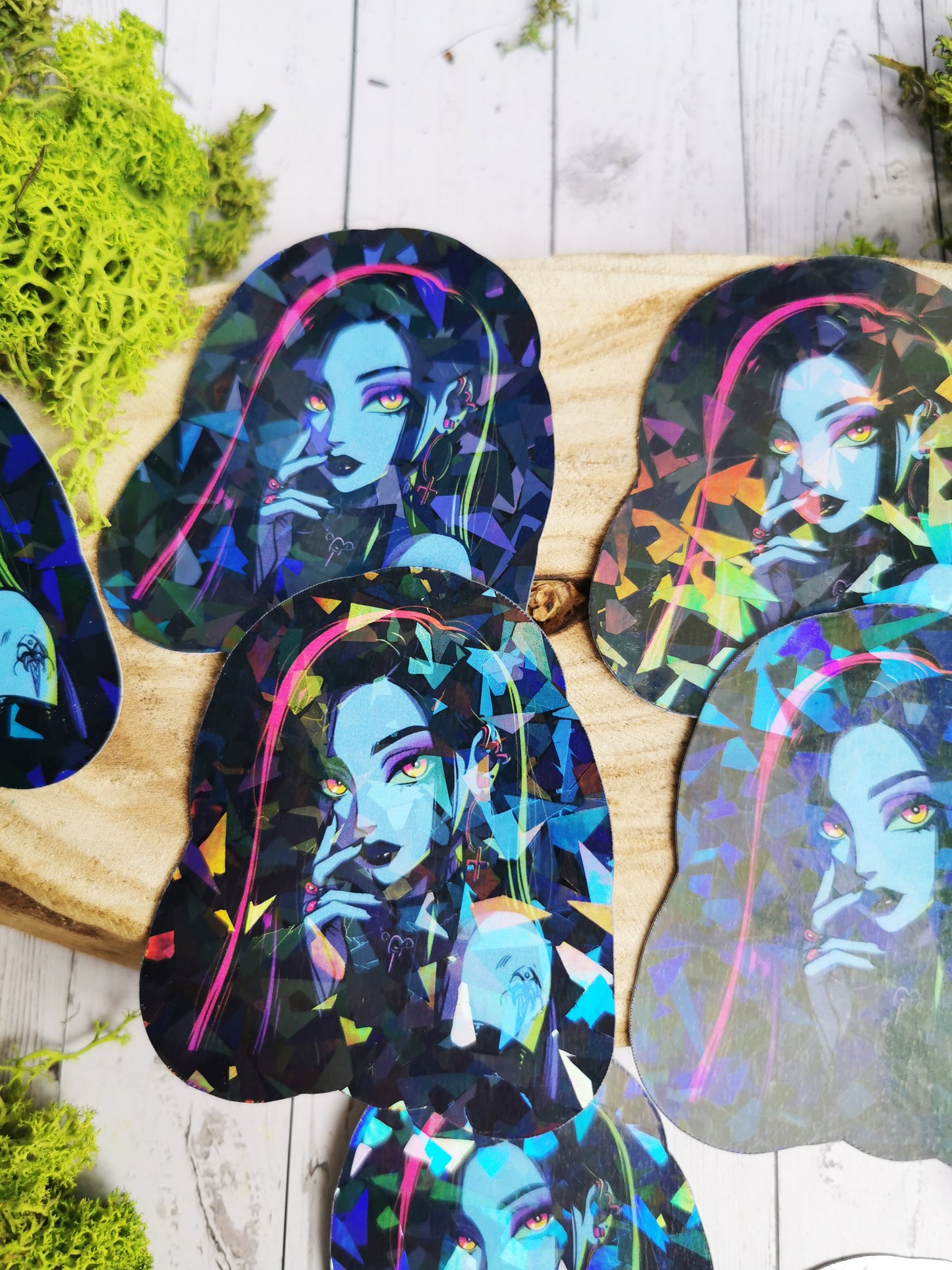 Stickers Holographic "Spooky Girl"