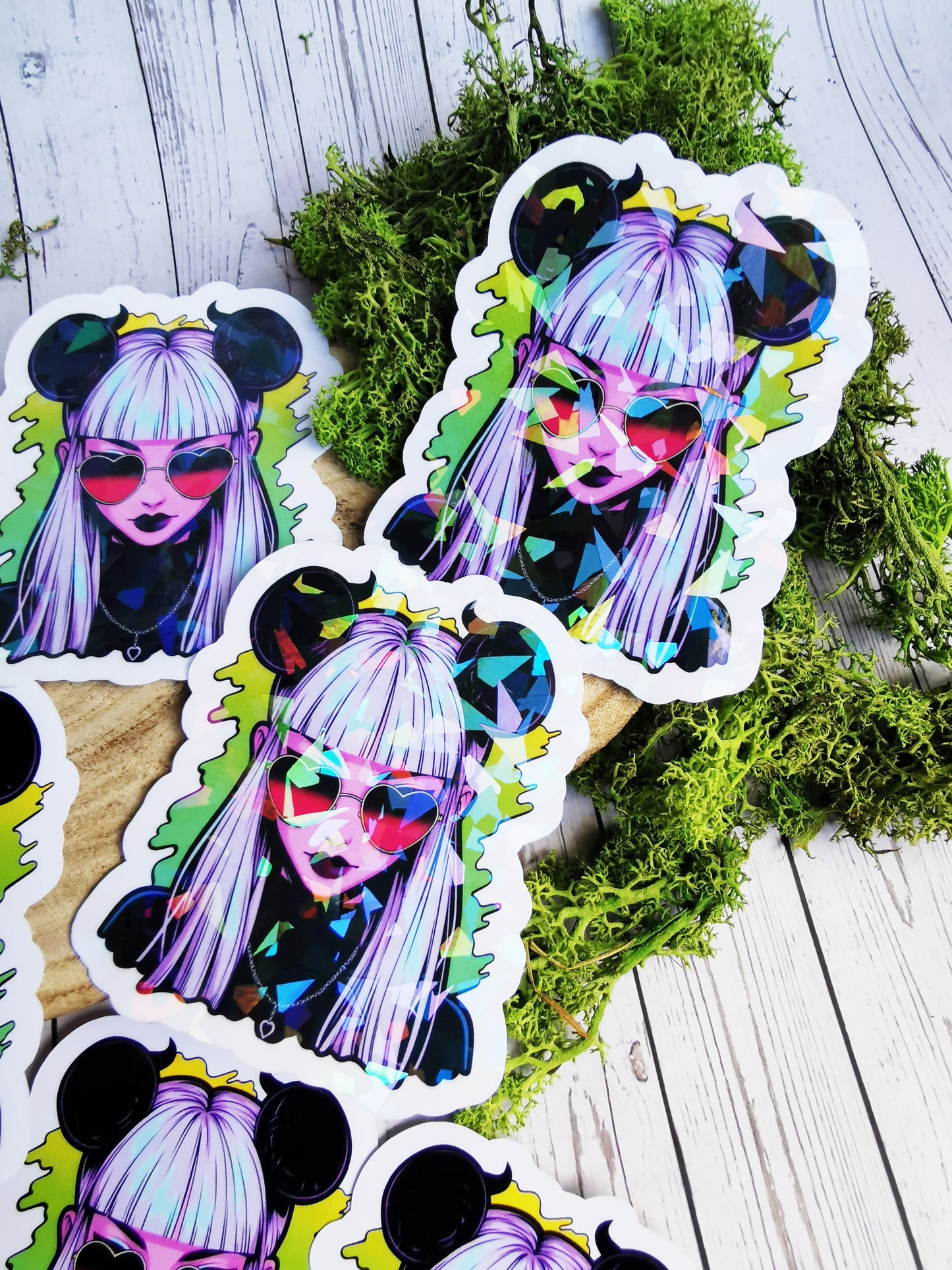 “Spooky Girl” stickers