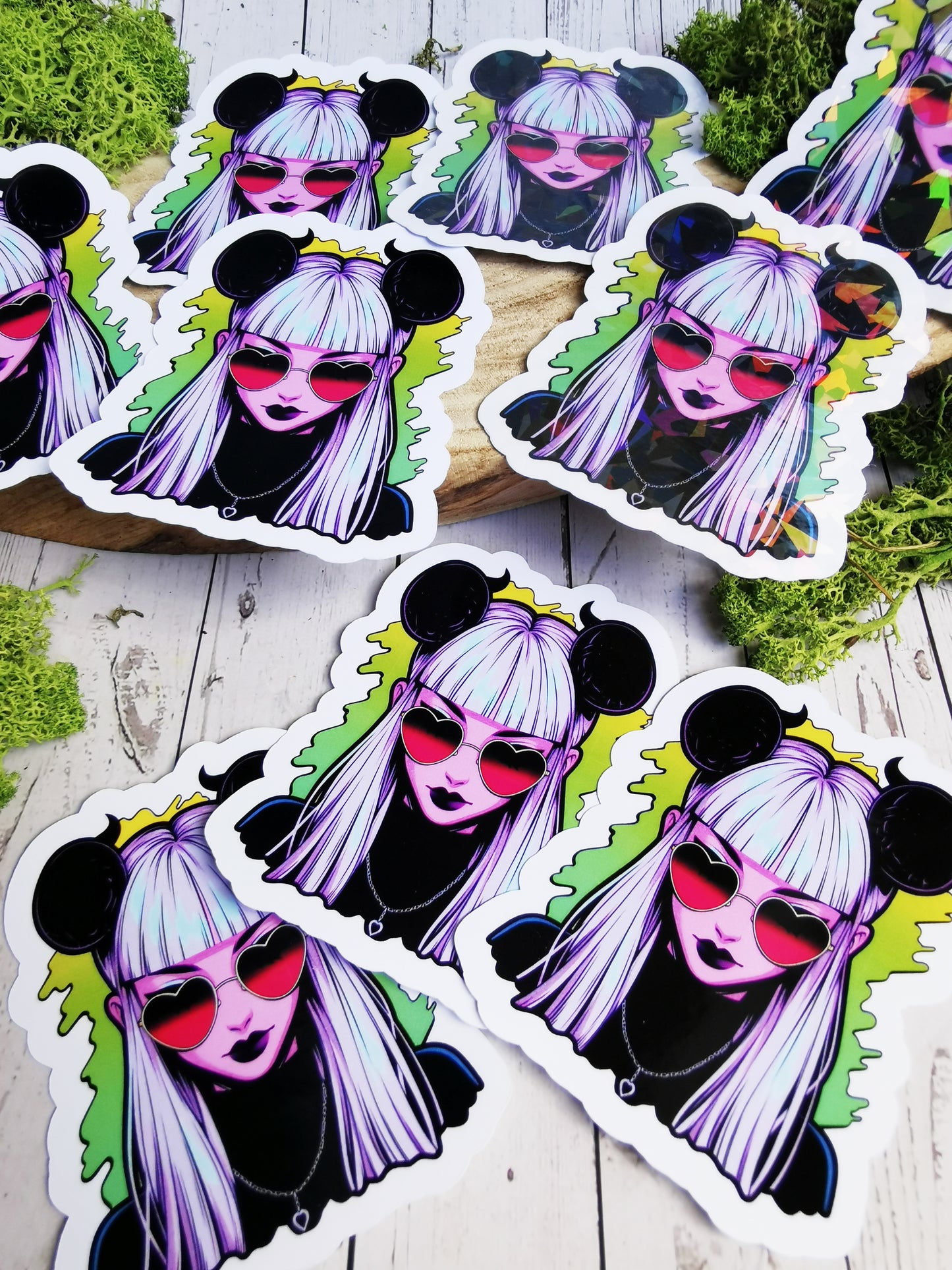 “Spooky Girl” stickers