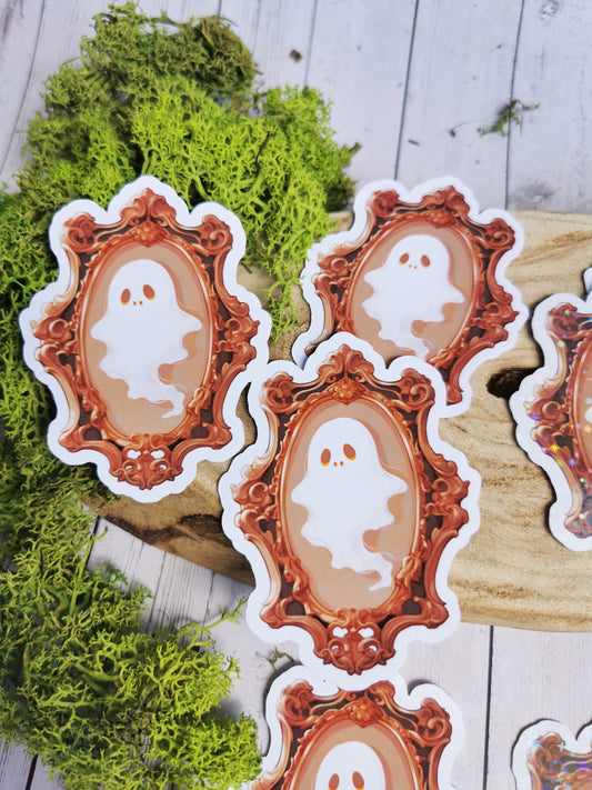 “Cute ghost Portrait” stickers