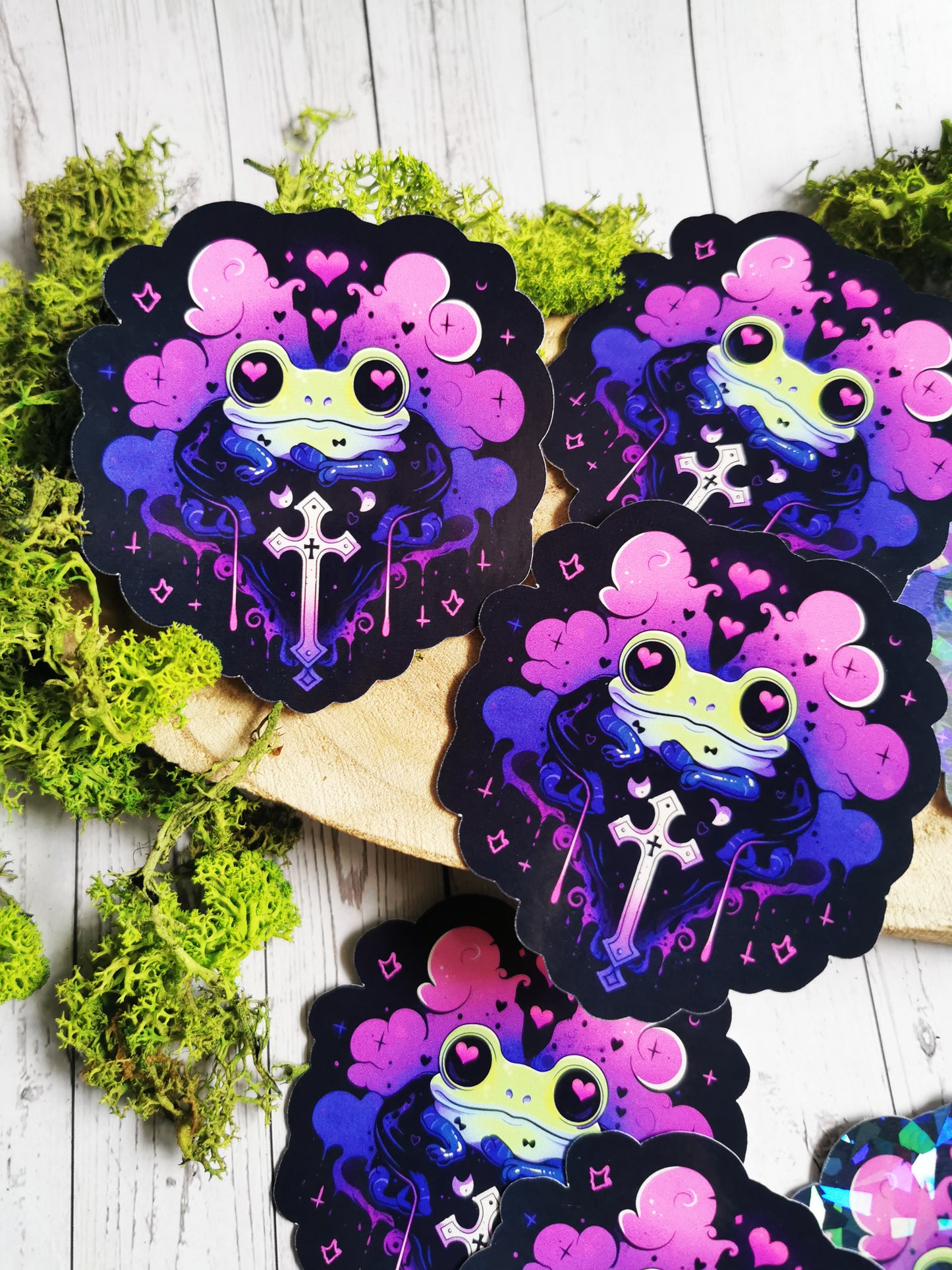 “Creepy Cute Frog” Stickers