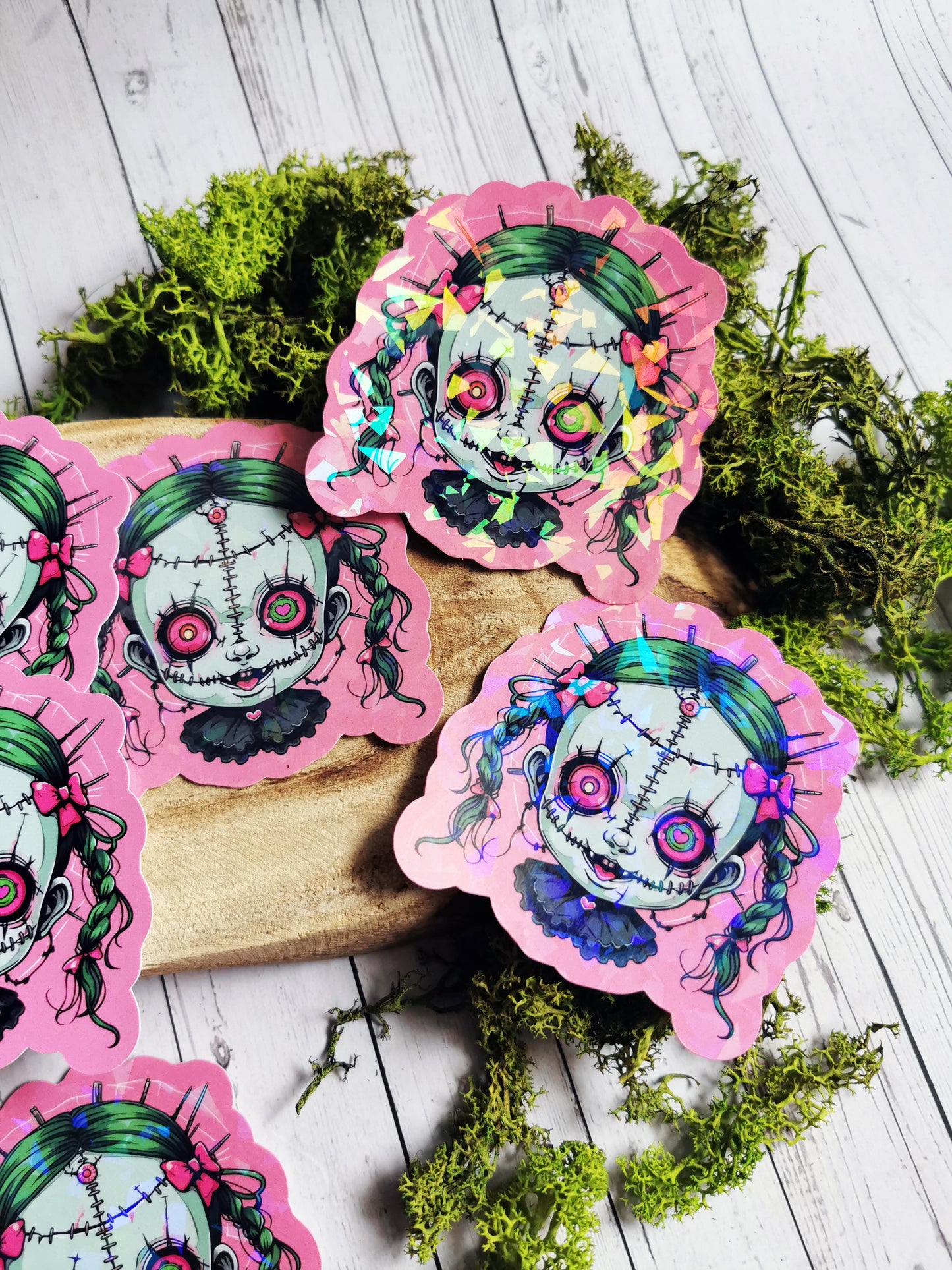 “Creepy Zombie Doll” Stickers