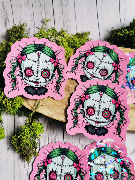 Stickers "Creepy Zombie Doll"