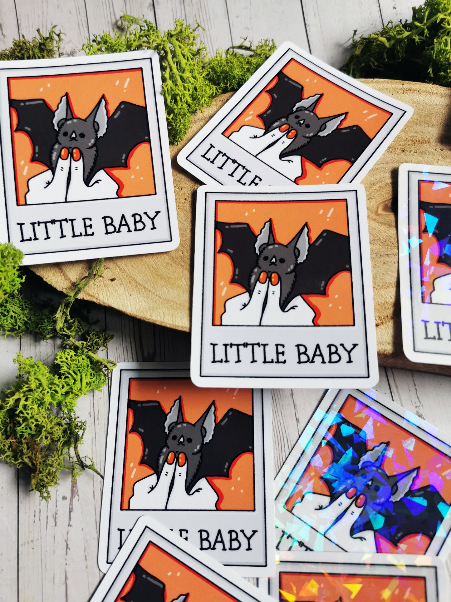 Holographic Stickers “Little Baby”