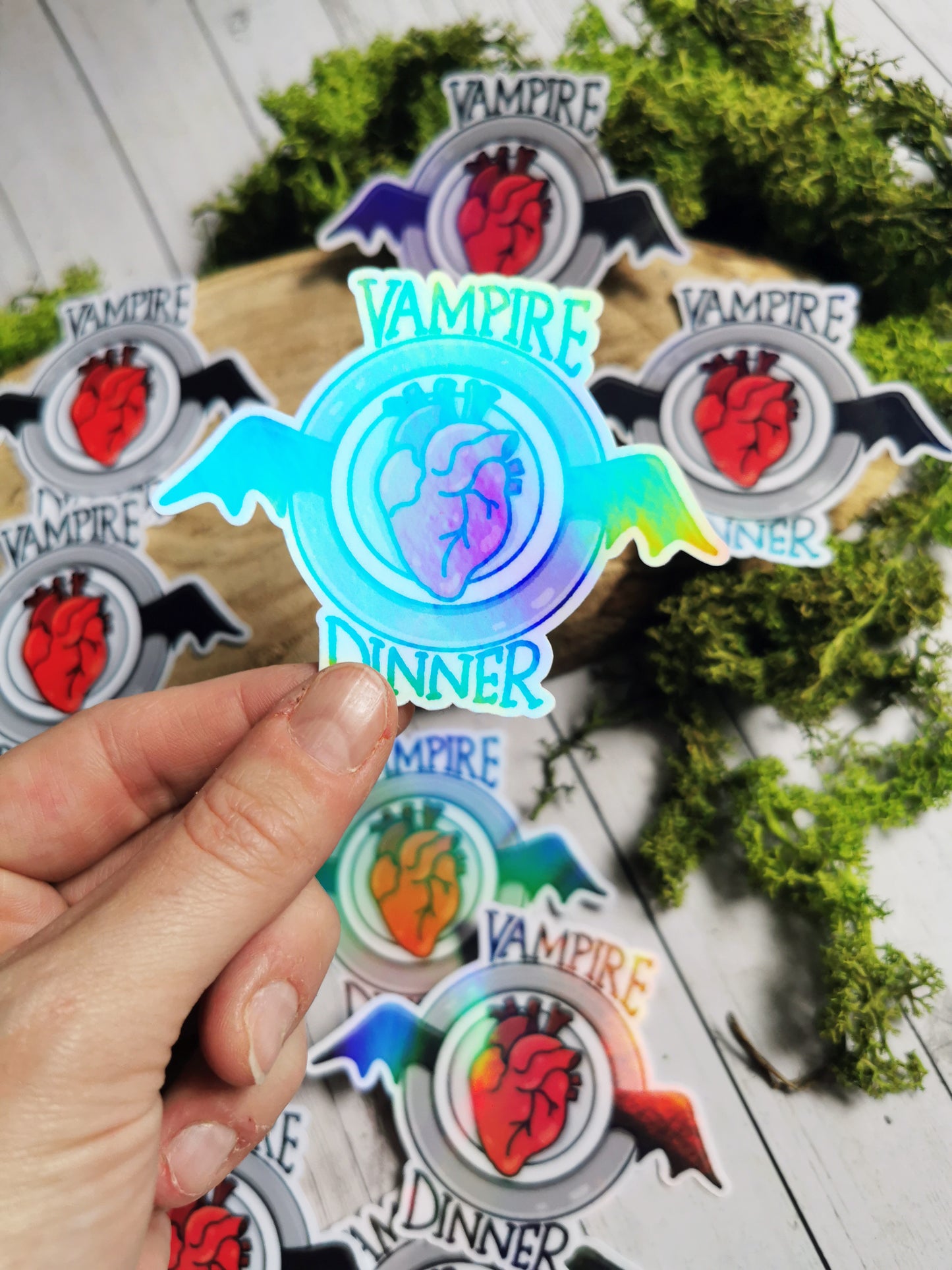 “Vampire Dinner” stickers