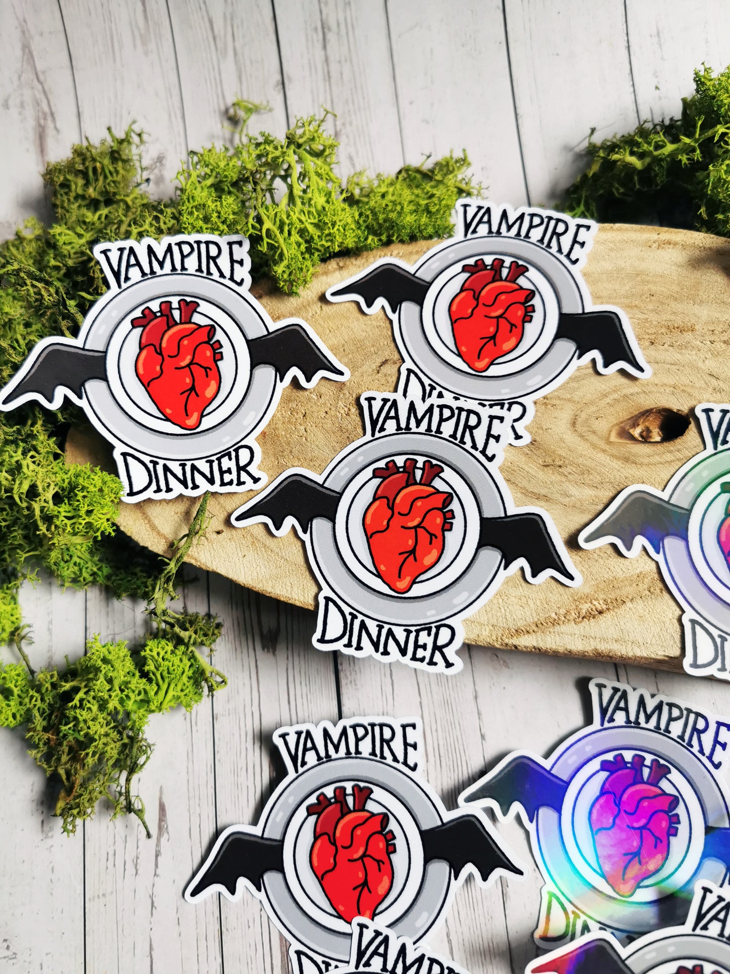 “Vampire Dinner” stickers