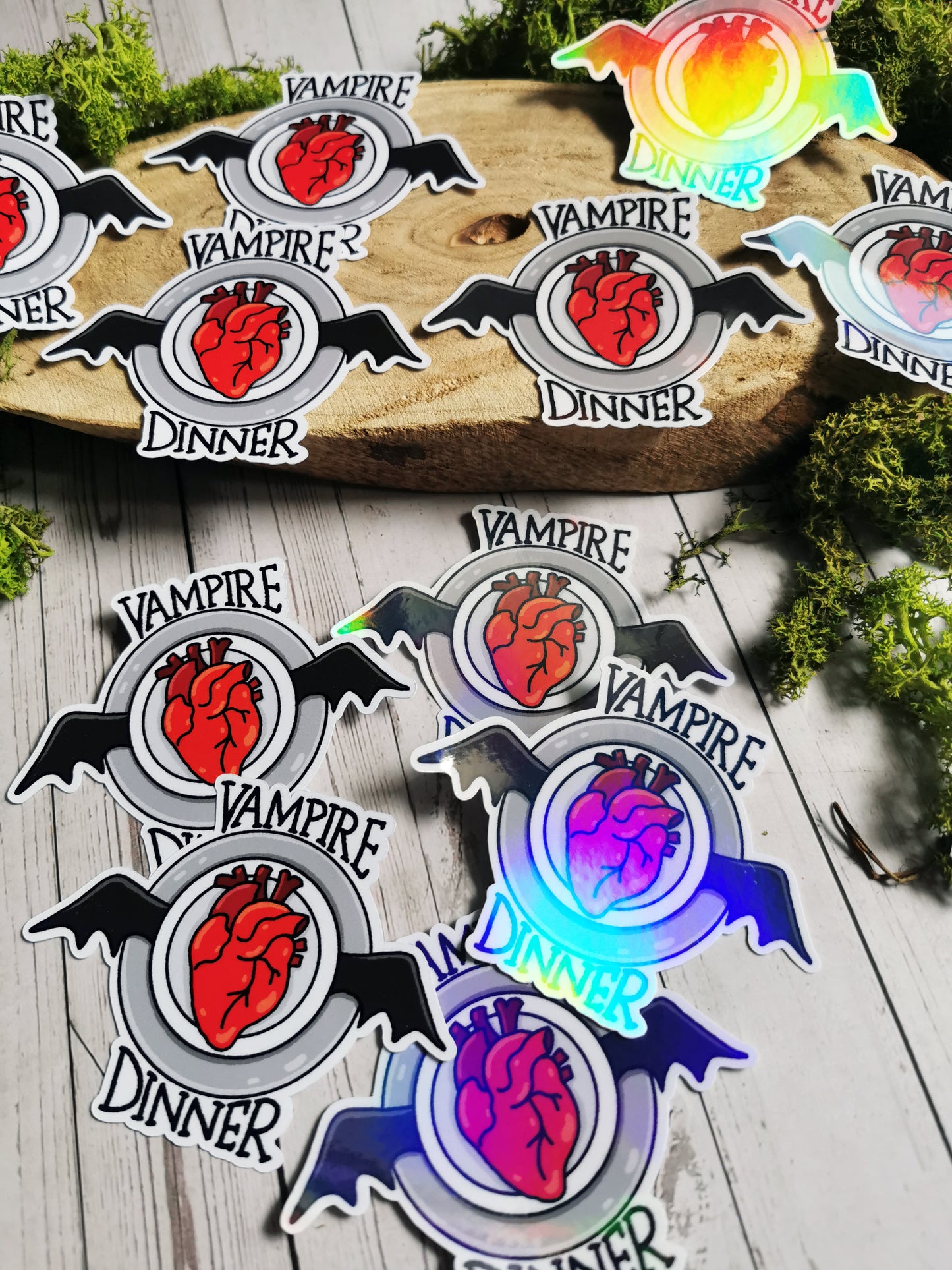 “Vampire Dinner” stickers