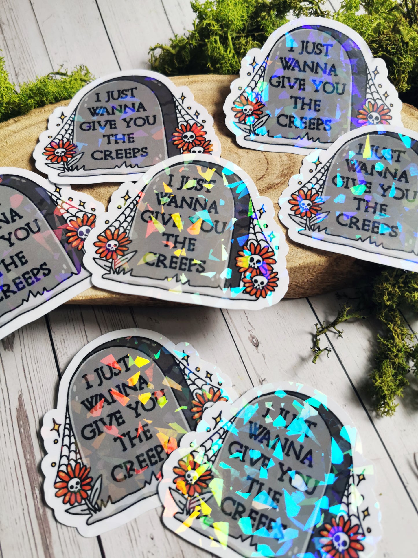 Stickers Holographic "The Creeps"