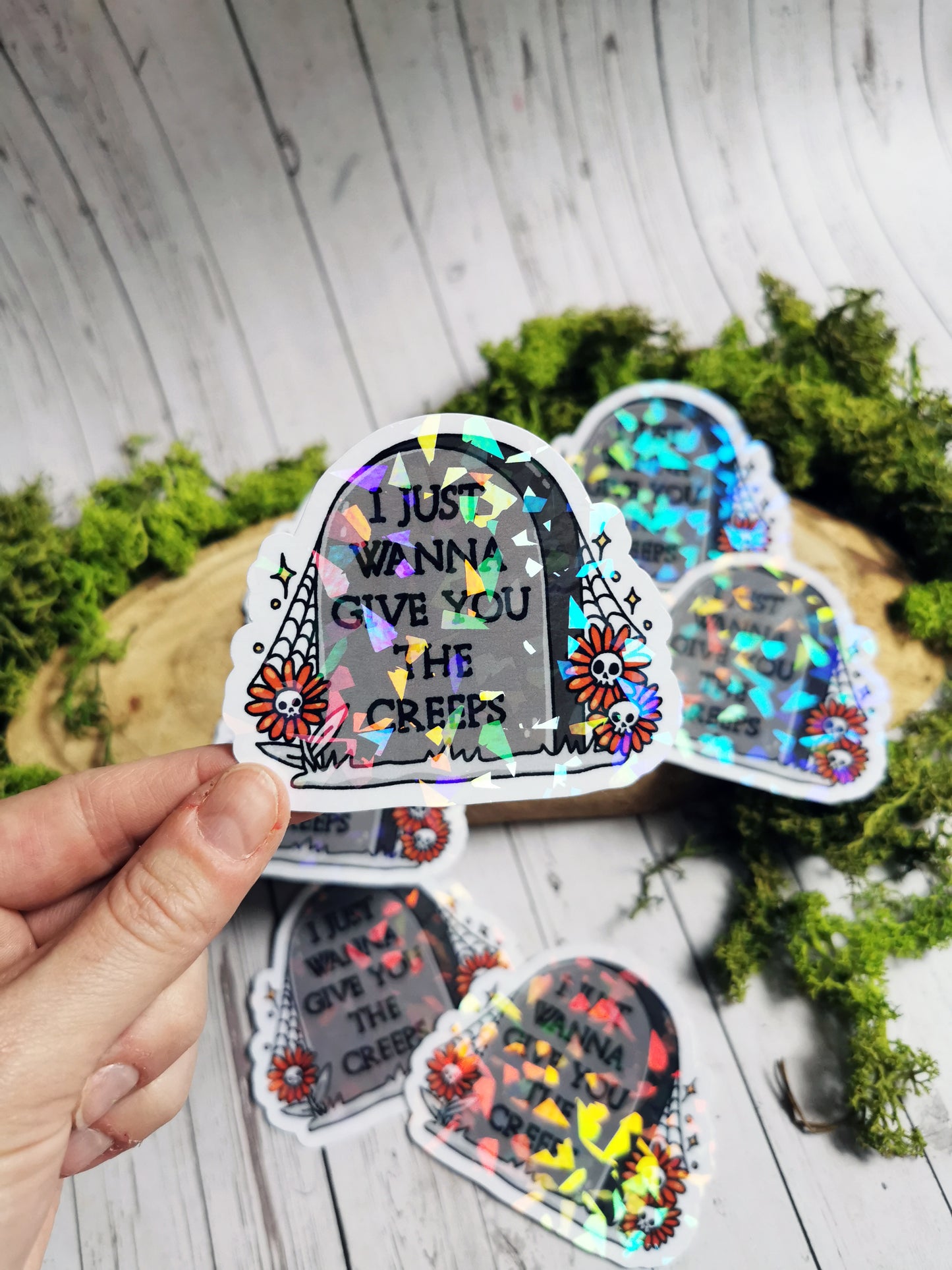 Stickers Holographic "The Creeps"