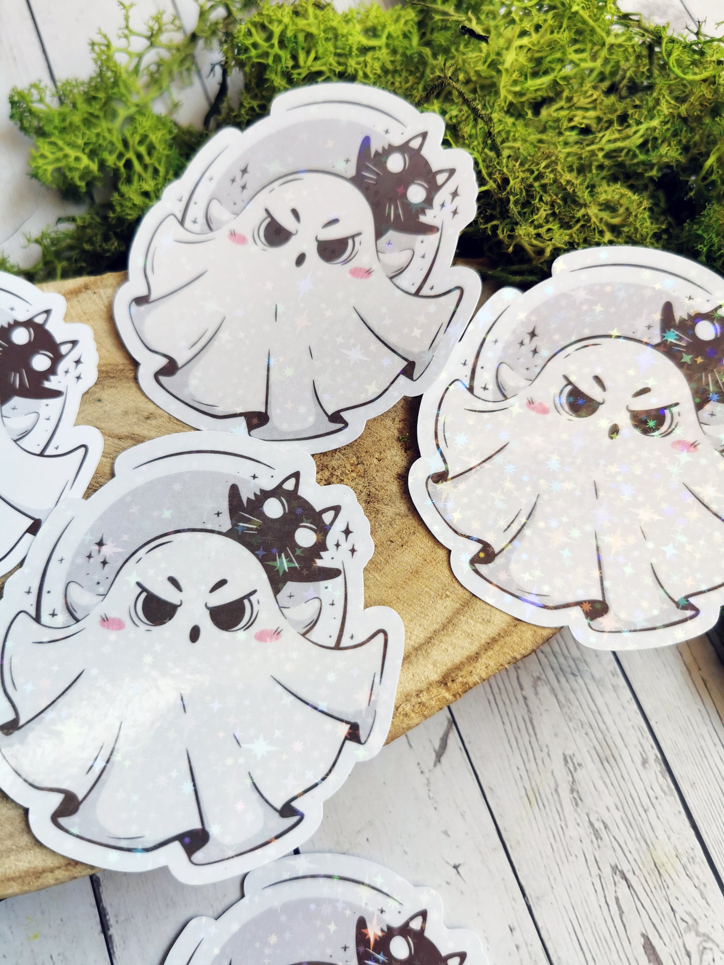 “Cute ghost” stickers