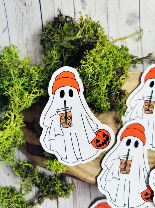 “Cute Ghost Pumpkin” Stickers