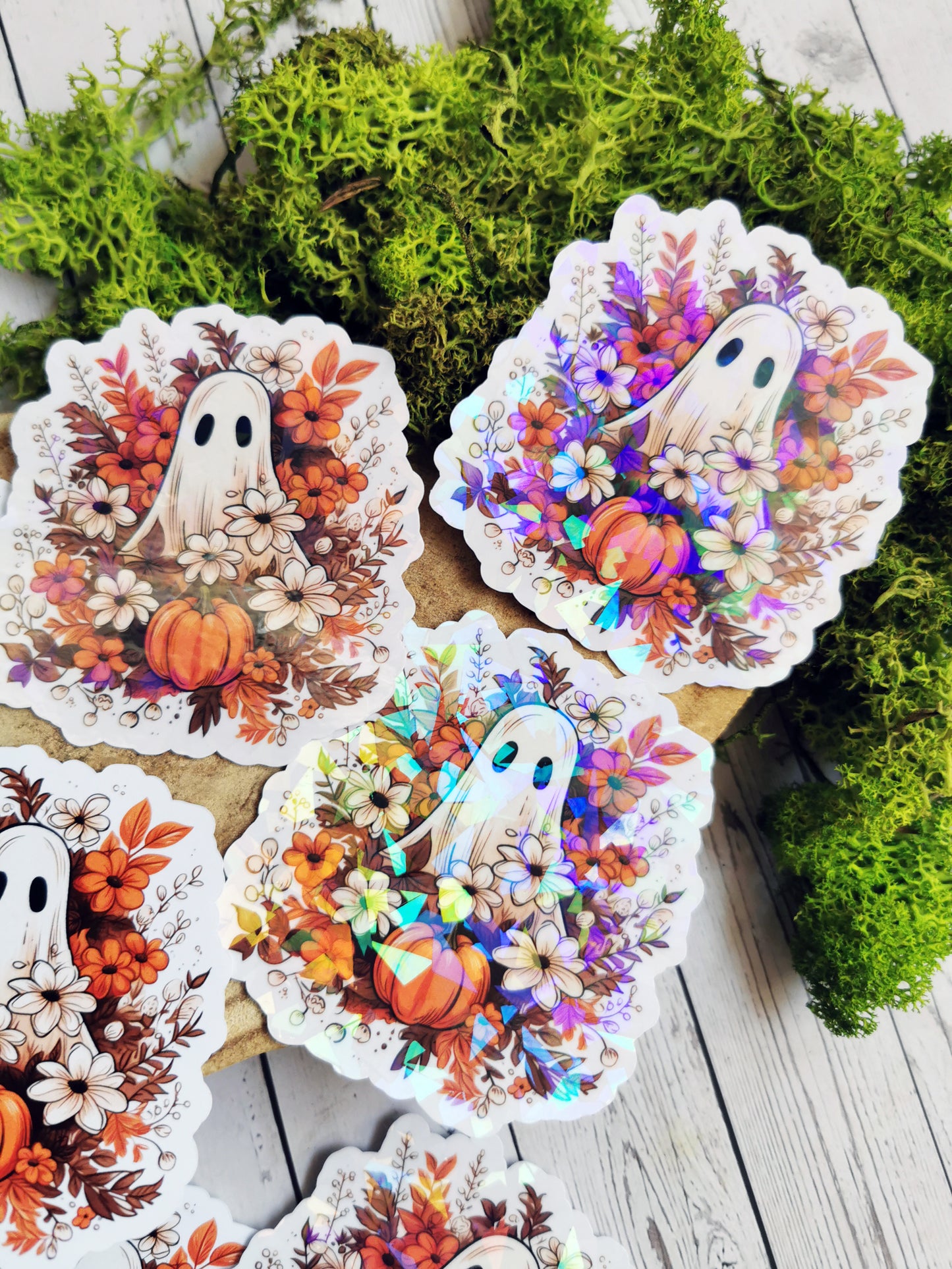 “Cute Autumn Ghost” Stickers