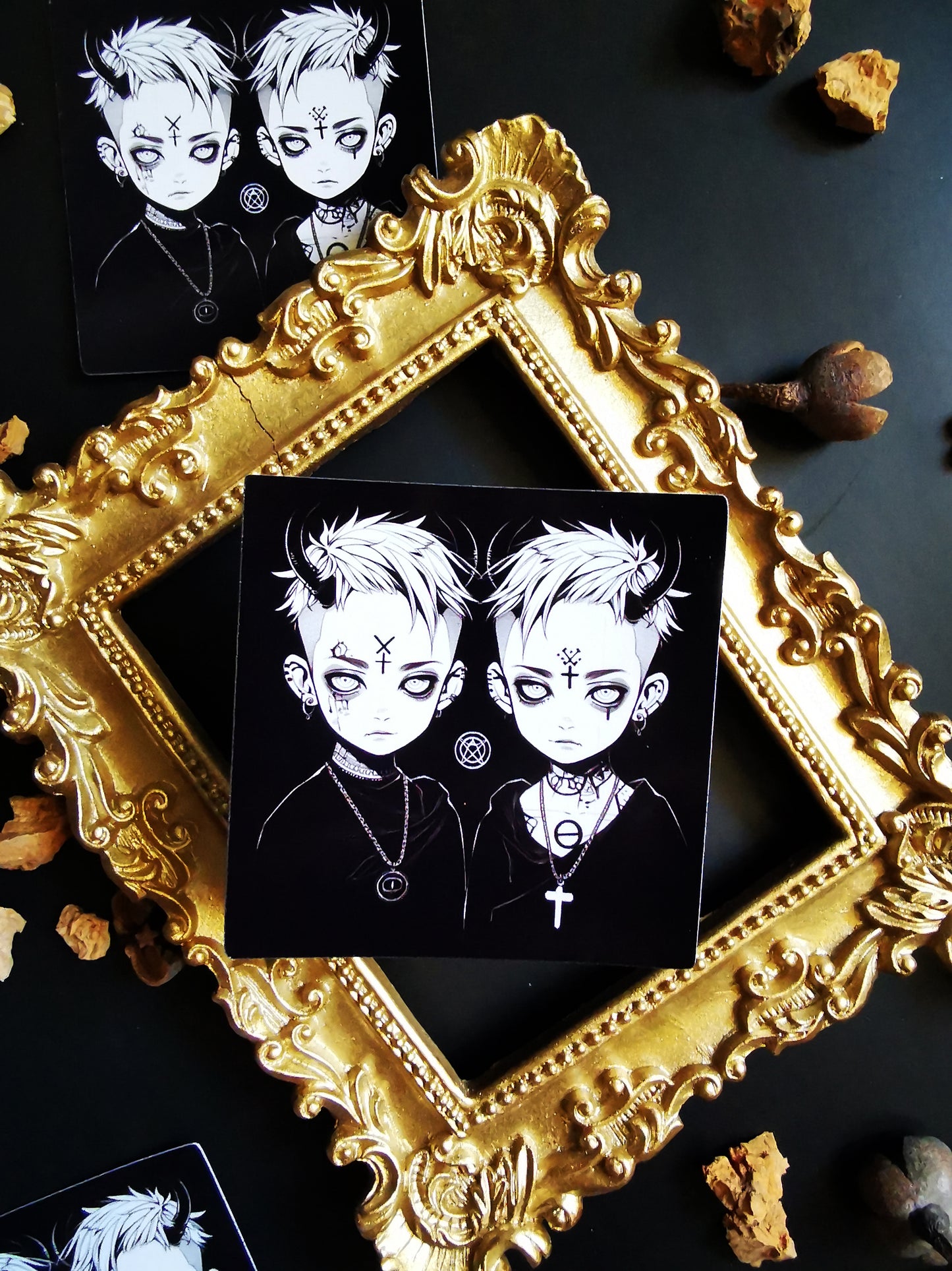 “Evil twins” stickers