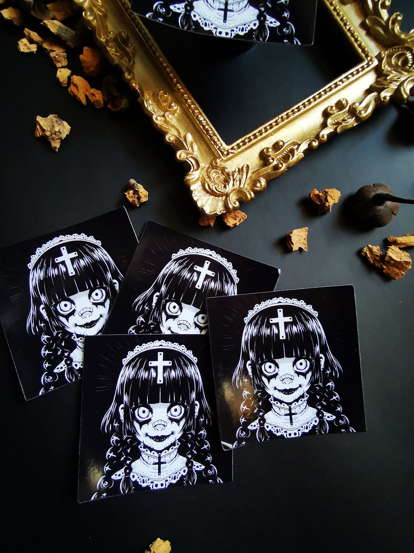 “Exorcist Girl” stickers