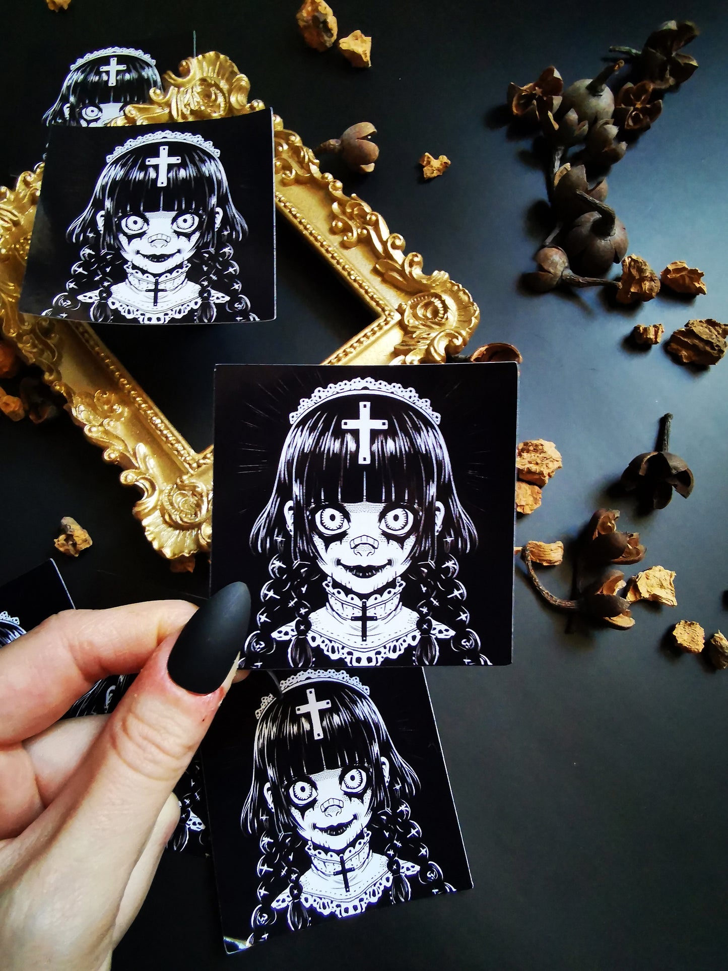 “Exorcist Girl” stickers