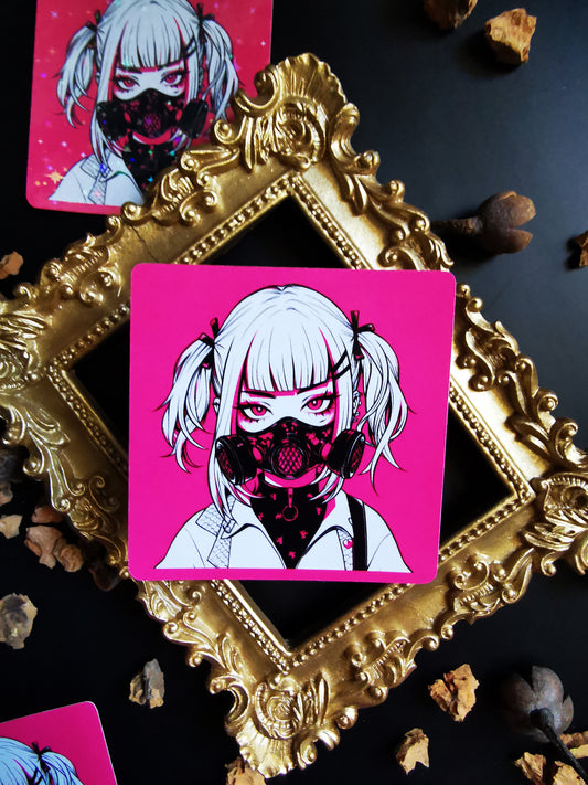 Stickers "Creepy Girl"