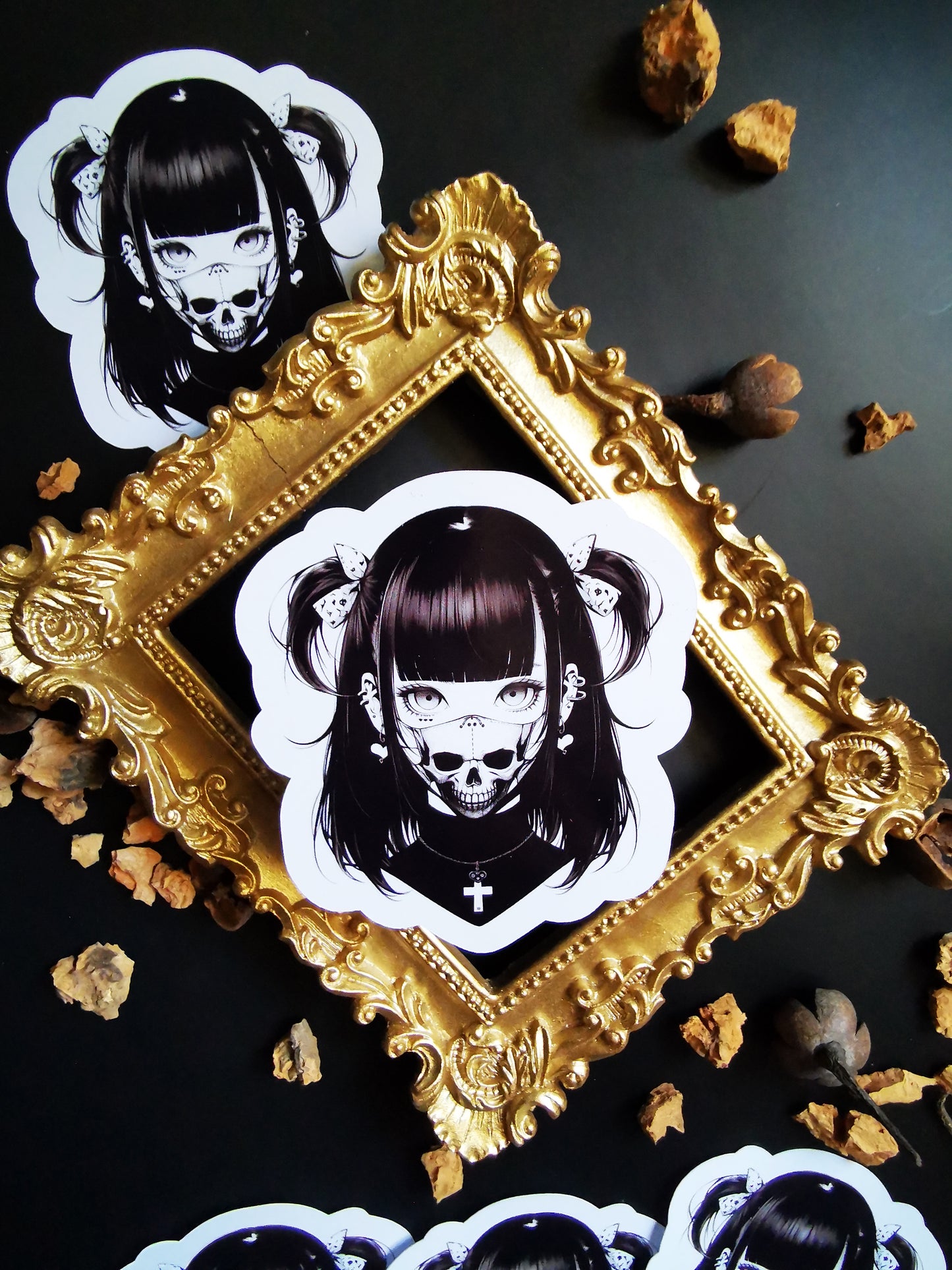 Stickers "Creepy Skull Girl"