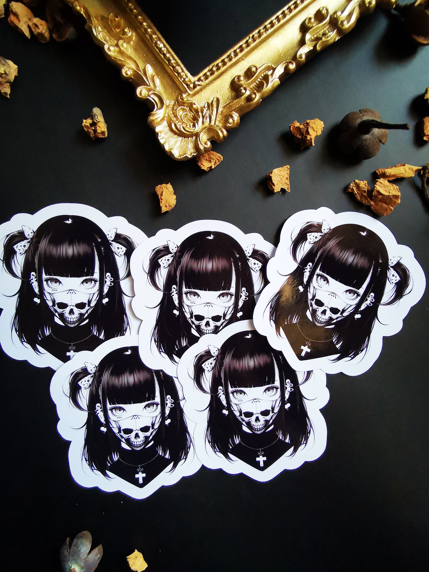 Stickers "Creepy Skull Girl"