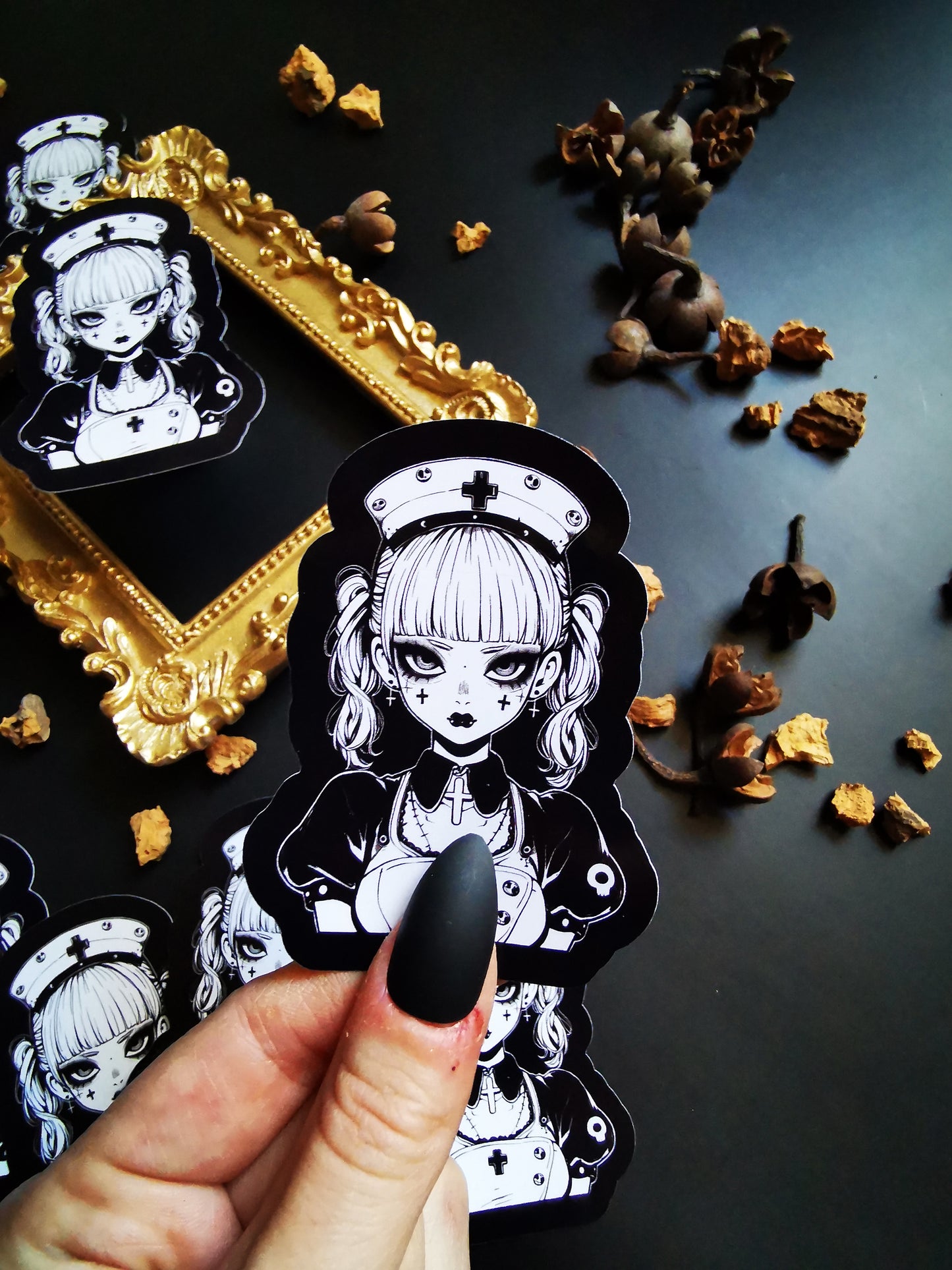 “Creepy Nurse Girl” Stickers