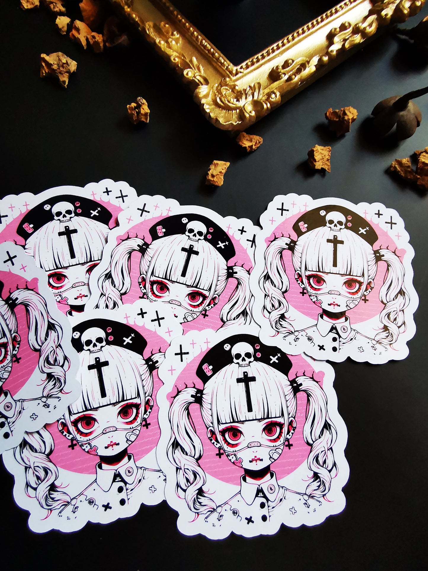 “Creepy Nurse Girl” Stickers