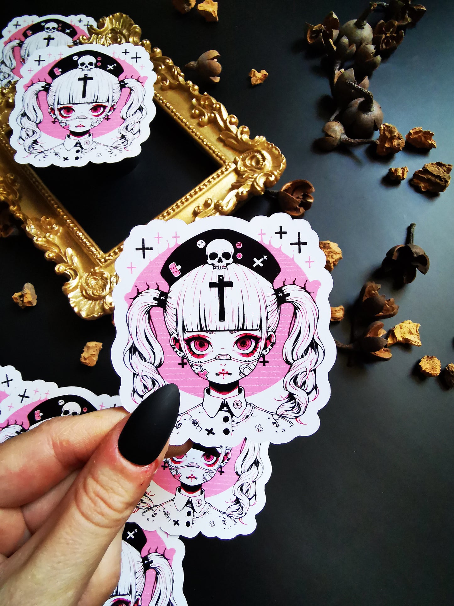 “Creepy Nurse Girl” Stickers