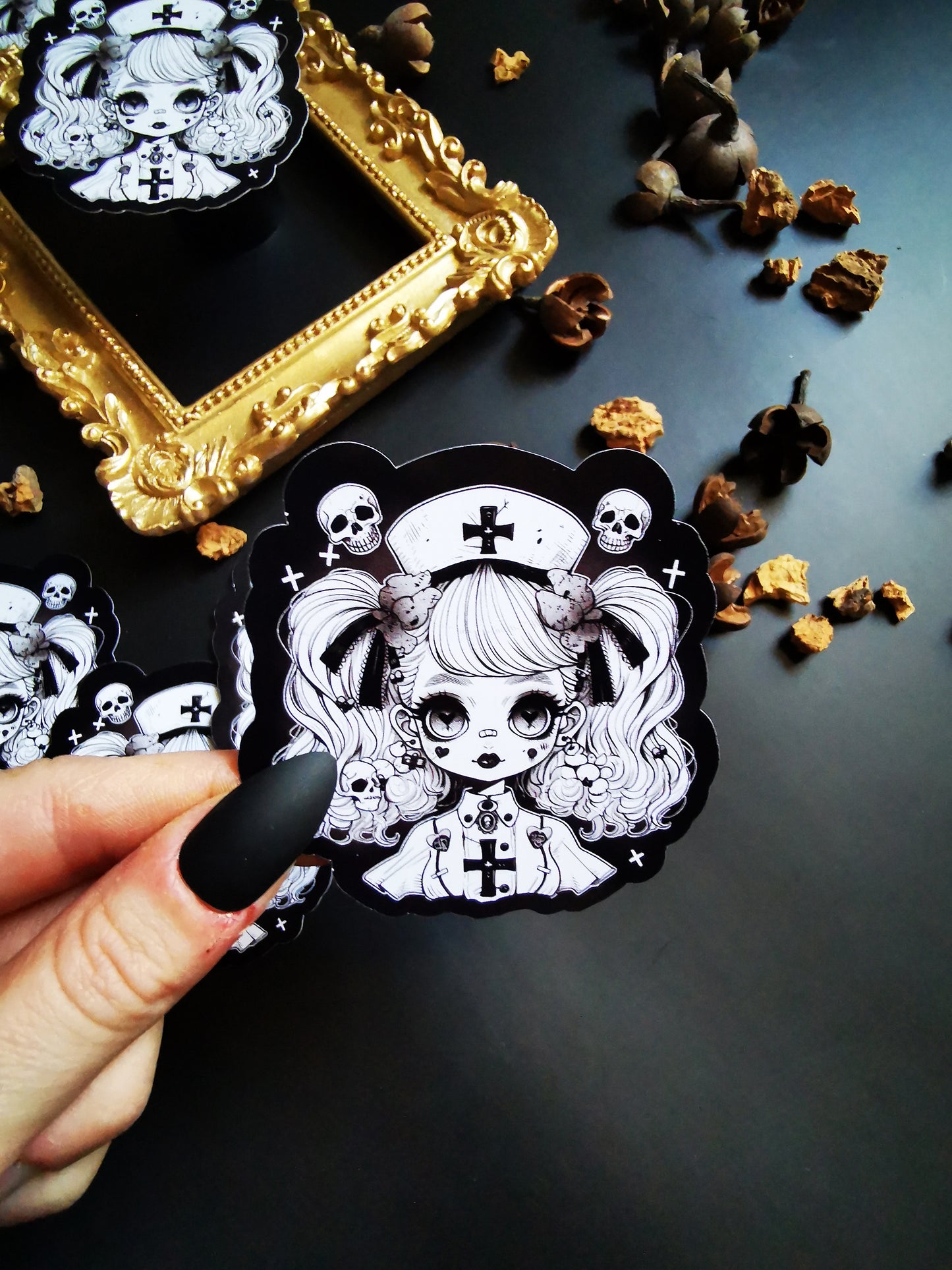 “Creepy Nurse Girl” Stickers