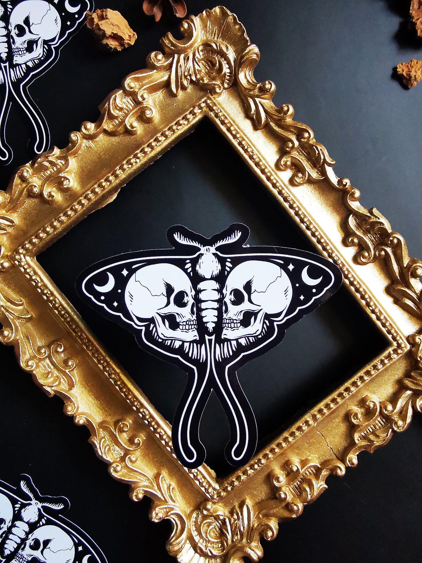 “Skull Moth” Stickers