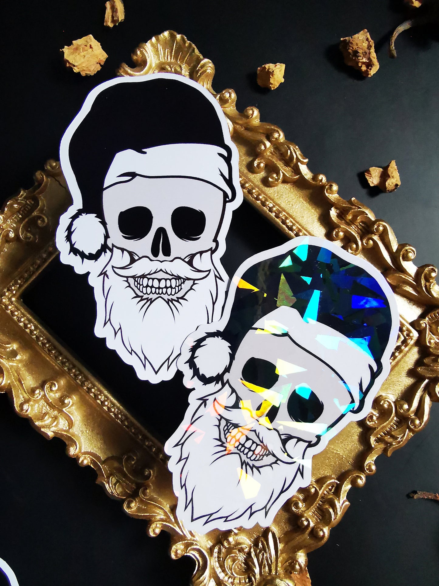 Stickers "Santa Skull"