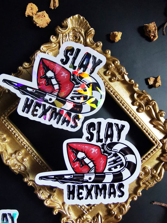 Stickers "Slay Hexmas"