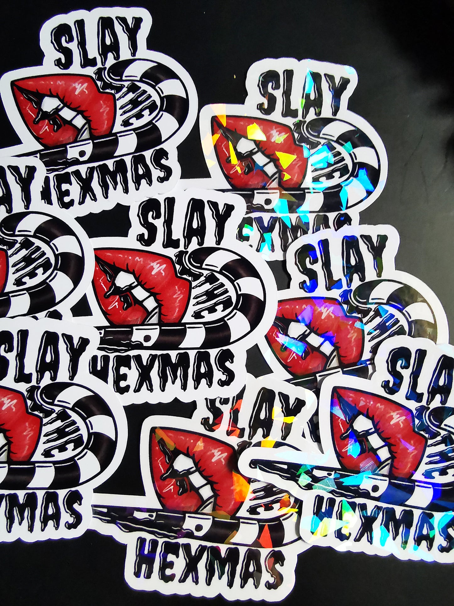 “Slay Hexmas” Stickers