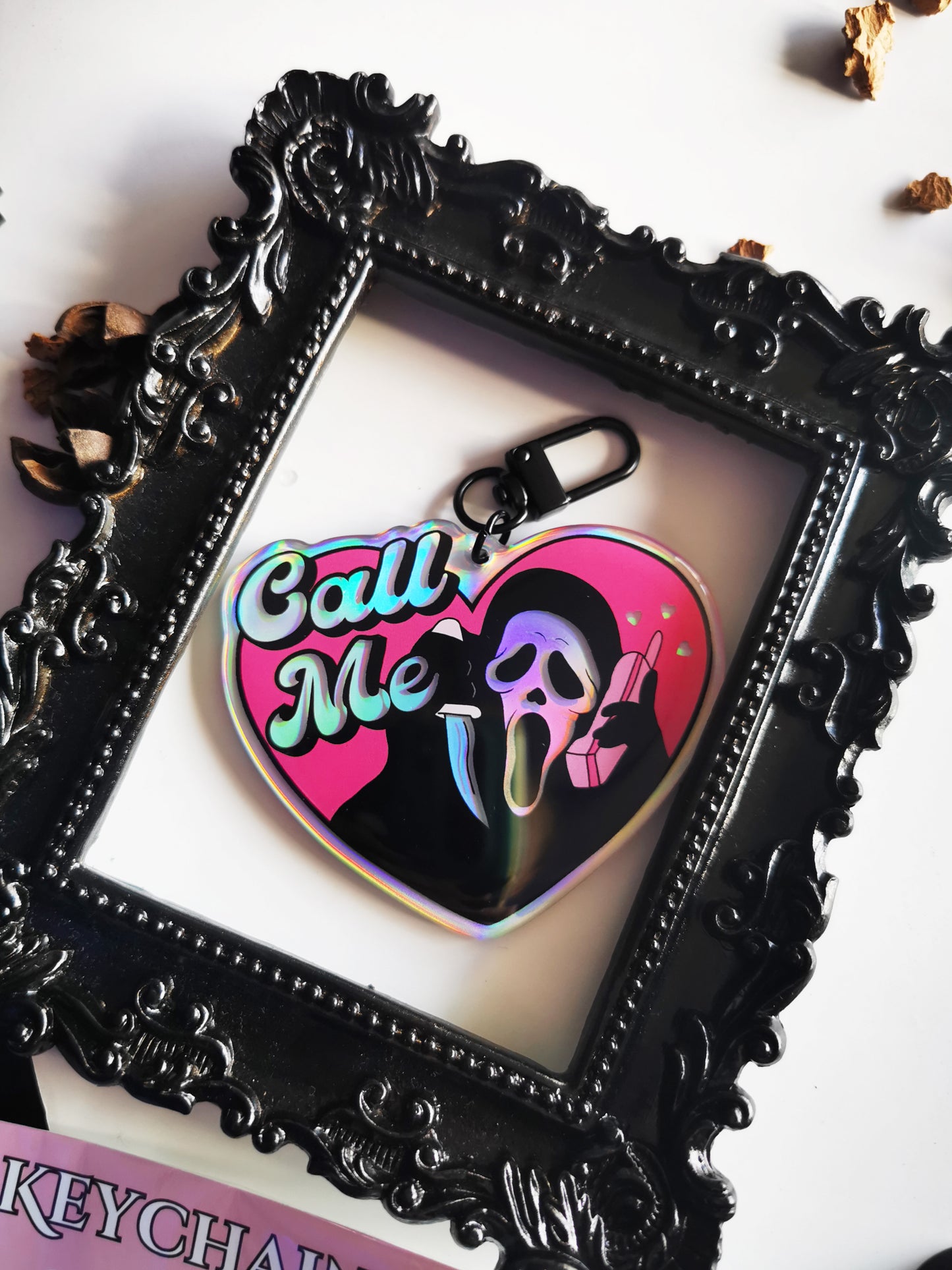 Acrylic Keychain "Call Me"