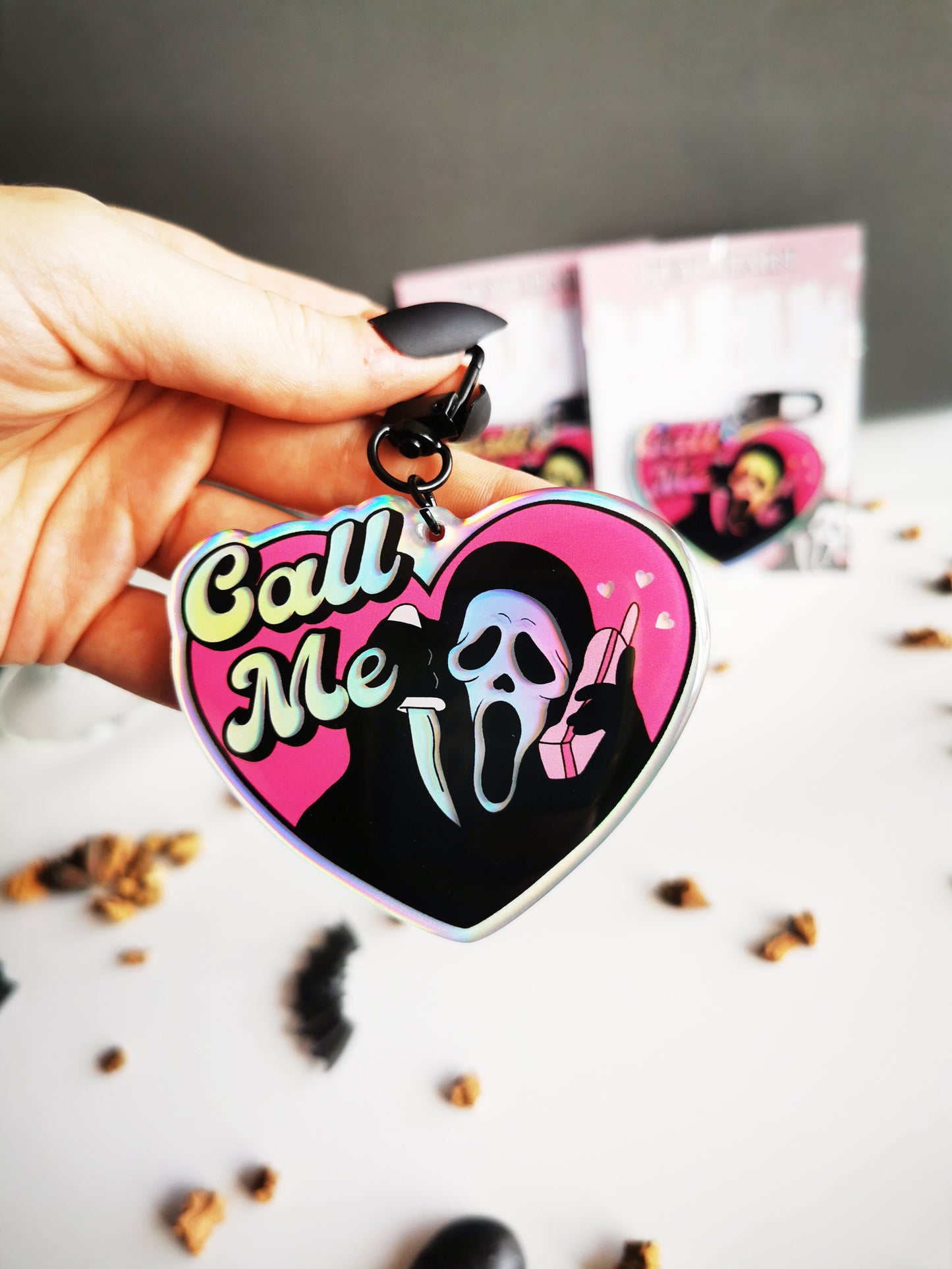 Acrylic Keychain "Call Me"